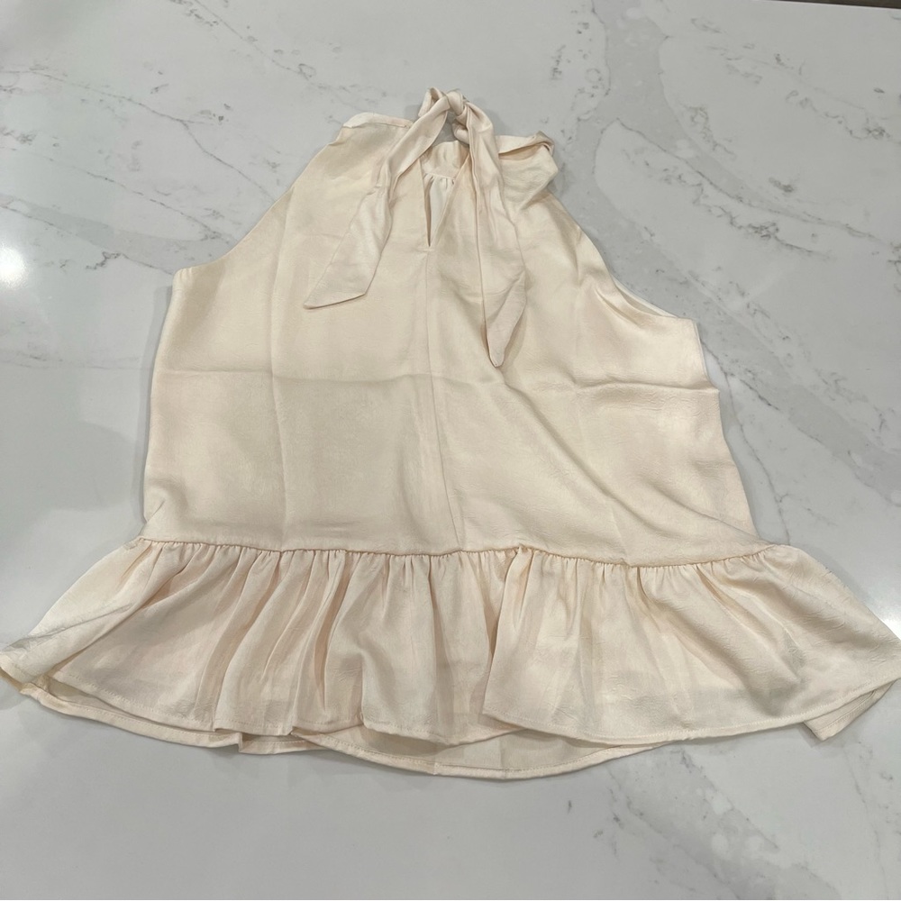 NWT Strut & Bolt for Vici cream halter top with tie - Picture 16 of 16